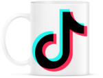 printfashion Tiktok fekete - Bögre - Fehér (4599090)