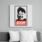 printfashion Kim Jong Boom - Vászonkép - Fehér (6627971)