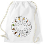printfashion Kos - Sportzsák, Tornazsák - Fehér (868473)