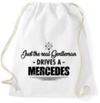 printfashion Just the real Gentleman - Mercedes - Sportzsák, Tornazsák - Fehér (4452939)