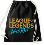 printfashion League of Legends - Wild Rift - Sportzsák, Tornazsák - Fekete (2502273)