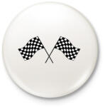 printfashion Start - Kitűző, hűtőmágnes - Fehér (15123802)