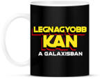 printfashion LEGNAGYOBB KAN A GALAXISBAN - Bögre - Fekete (11577955)