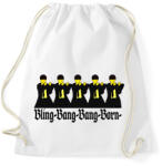 printfashion Mashle Bling-Bang-Bang-Born - Sportzsák, Tornazsák - Fehér (16581634)