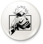 printfashion Gojo Jujutsu Kaisen Hoodie - Kitűző, hűtőmágnes - Fehér (5767887)