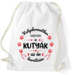 printfashion A kutyák az én barátaim - Kutyakozmetikus (fekete) - Sportzsák, Tornazsák - Fehér (7250423)