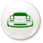 printfashion Mazda mx-5 Zöld - Kitűző, hűtőmágnes - Fehér (15773549)