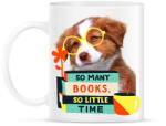 printfashion Kacsavadász retriever kutya könyvekkel - Bögre - Fehér (11581425)