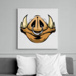 printfashion Face Mask - Vászonkép - Fehér (6635082)