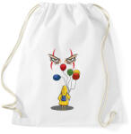 printfashion Hív a bohóc - Sportzsák, Tornazsák - Fehér (1895884)