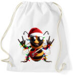 printfashion Karácsonyi party méhecske - Sportzsák, Tornazsák - Fehér (15239791)