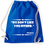 printfashion Mi se kedveljük egymást - burpees - Sportzsák, Tornazsák - Bright royal (1300472)