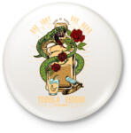 printfashion A tequila méreg - Kitűző, hűtőmágnes - Fehér (3074576)