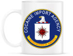 printfashion CIA cocain import agency - Bögre - Fehér (1080729)