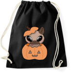 printfashion Kenny, a capybara tökben - Sportzsák, Tornazsák - Fekete (14654888)