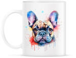 printfashion Francia bulldog - Bögre - Fehér (14022951)