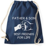 printfashion Apa és fia - Sportzsák, Tornazsák - Sötétkék (333156)