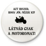 printfashion LÁTNÁD1 - Kitűző, hűtőmágnes - Fehér (3090247)