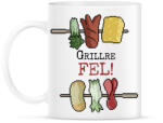 printfashion Grillre fel! - Bögre - Fehér (6291660)