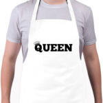 printfashion Queen - Kötény - Fehér (4914985)