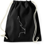 printfashion Gripen vonalas - Sportzsák, Tornazsák - Fekete (15553447)