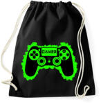 printfashion Gamer - Sportzsák, Tornazsák - Fekete (7038014)