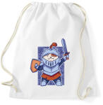 printfashion Macska lovag - Sportzsák, Tornazsák - Fehér (13090967)