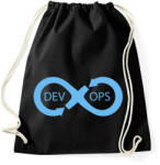 printfashion Dev Ops - Sportzsák, Tornazsák - Fekete (3914198)
