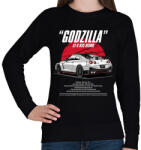 printfashion Nissan GTR R35 Nismo - Női pulóver - Fekete (7051745)