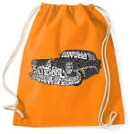 printfashion Hot rod - Sportzsák, Tornazsák - Narancssárga (161349)