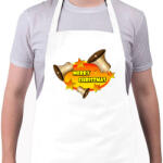 printfashion merry-christmas - Kötény - Fehér (5608413)