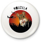 printfashion Mouzilla - Kitűző, hűtőmágnes - Fehér (7179279)