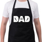 printfashion Vadasz apa - Kötény - Fekete (4928009)