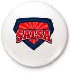 printfashion SALSA 2 - Kitűző, hűtőmágnes - Fehér (11374402)