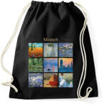 printfashion Monet - részletek - Sportzsák, Tornazsák - Fekete (11898566)
