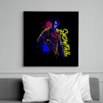 printfashion Snowfall - Vászonkép - Fekete (16576089)