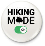 printfashion Hiking mode on! - Kitűző, hűtőmágnes - Fehér (11451684)