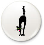 printfashion Cicmic megijedt - Kitűző, hűtőmágnes - Fehér (3075865)