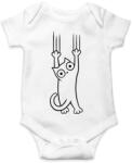 printfashion Macska a pácban! - Baba Body - Fehér (2856211)