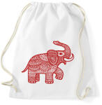 printfashion Elefánt - piros - Sportzsák, Tornazsák - Fehér (12017742)
