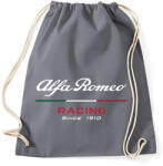 printfashion Alfa Romeo racing since 1910 - fehér - Sportzsák, Tornazsák - Grafitszürke (5448004)
