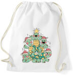 printfashion Teknős karácsonyfa - Sportzsák, Tornazsák - Fehér (14605921)