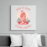 printfashion Anya és lánya legjobb barátok! - Vászonkép - Fehér (16047452)