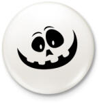 printfashion Halloween tök - Kitűző, hűtőmágnes - Fehér (9474176)