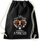 printfashion Megtaláltam a mancsod - Boxer - Sportzsák, Tornazsák - Fekete (5452103)