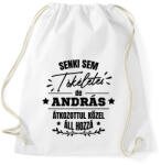 printfashion Egyedi neves névnapi ajándék - Sportzsák, Tornazsák - Fehér (15724373)