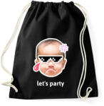printfashion lets party - Sportzsák, Tornazsák - Fekete (10837276)
