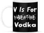 printfashion V for vodka - Bögre - Fekete (2213769)
