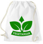printfashion Vegetarian - Sportzsák, Tornazsák - Fehér (2398945)
