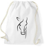printfashion Horse face - Sportzsák, Tornazsák - Fehér (2944525)